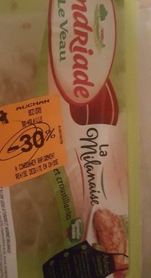 Ecalope de veau la milanaise