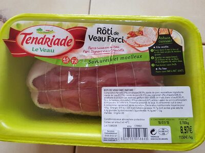Rôti de veau farci