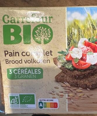 Pain complet 3 cereales