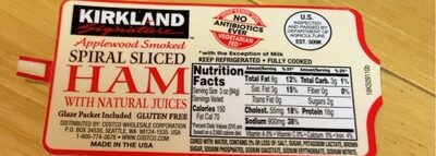 Appnewood smoke spiral sliced ham