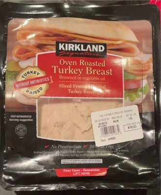 Oven roasted turkey breast