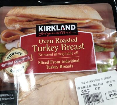 Oven roasted turkey breast