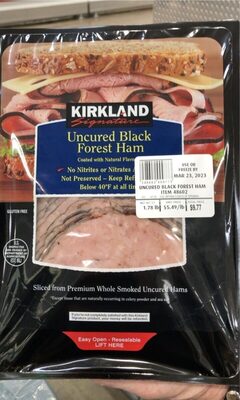 Uncured, black forest ham