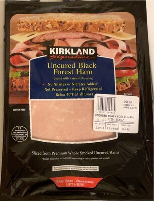 Uncured black forest ham