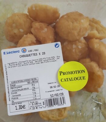 Chouquettes front packaging