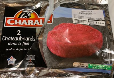 2 chateaubriands dans le filet