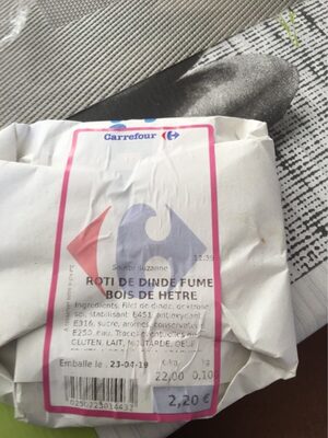 ROTI DE DINDE FUME front packaging