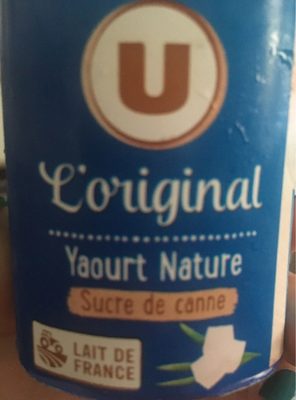 L'original yaourt nature sucre de canne