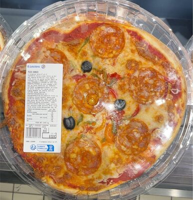 Pizza chorizo front packaging