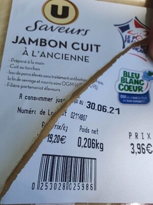 Jambon cuit à  l'ancienne