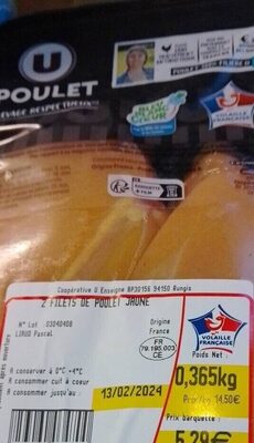 2 filets de poulet