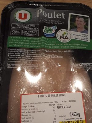 Filet de poulet blanc