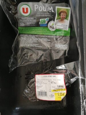 6 cuisses de poulet blanc