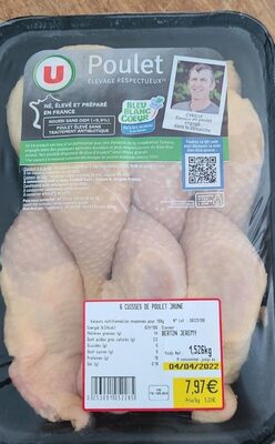 6 cuisses de Poulet jaune
