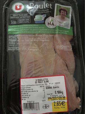 Aiguillettes de poulet blanc