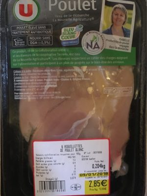 Aiguillettes de poulet blanc