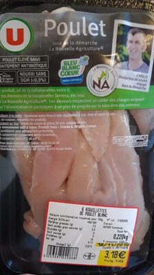 6 aiguillettes de poulet blanc