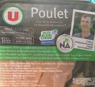 Poulet front packaging