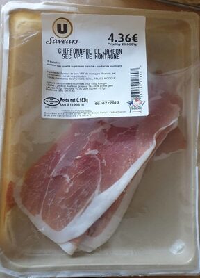 Chiffonade de jambon front packaging