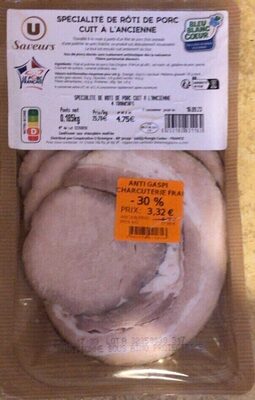 Spécialité de roti de porc cuit à l’ancienne