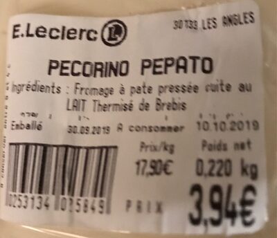 Pecorino prpato