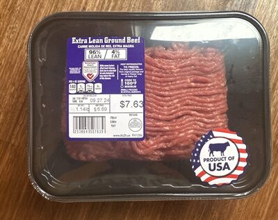 Extra Lean Ground Beef 96% Lean 4% Fat