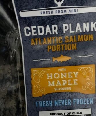 Cedar Plank Honey Maple  Salmon