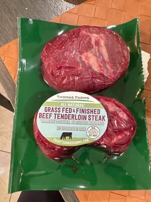 Grass Fed & Finished Beef Tenderloin Steak