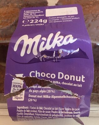 Choco donut front packaging