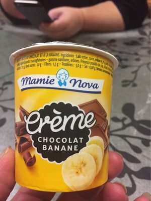 Creme chocolat banane