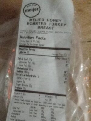 Meijer Honey Rosted Turkey breast