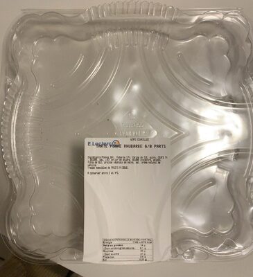 Tarte pomme rhubarbe front packaging