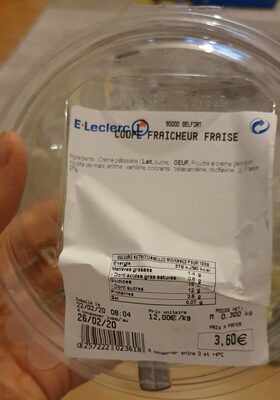 Coope fraîcheur fraise