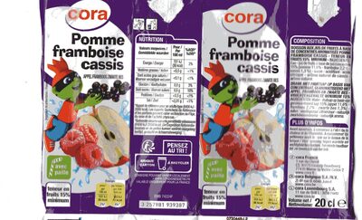 Pommes - Framboises - Cassis