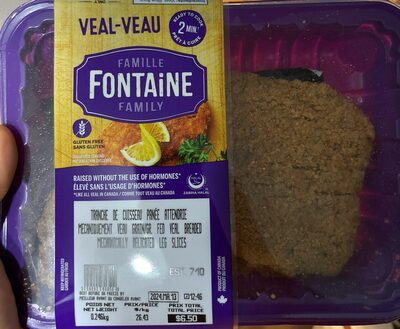 Breaded Veal Leg Slices