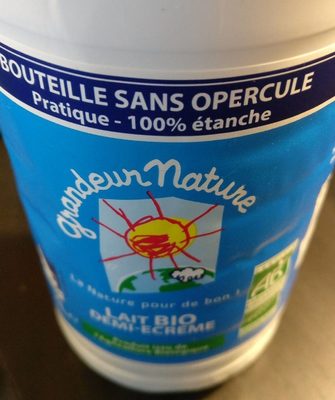 Lait Bio demi écrémé