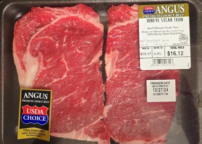 ribeye steak thin cut