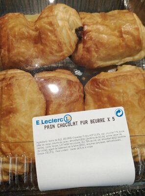 Pain chocolat pur beurre front packaging