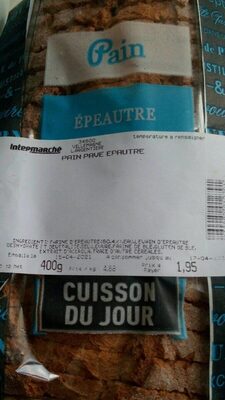 Pain pavé épeautre