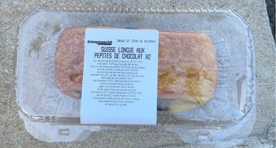 Suisse longue aux pépites de chocolat