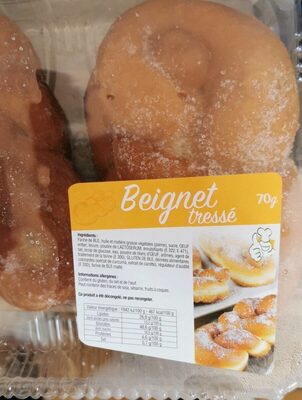 Beignet tressé front packaging
