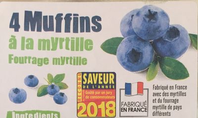 Muffins à la myrtille