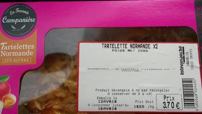 Tartelette Normande x2