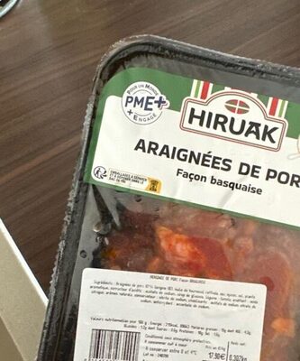 Araignée de porc basquaise