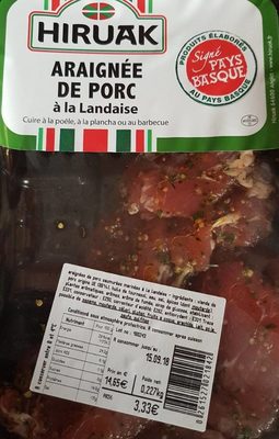 araignée de porc à la landaise