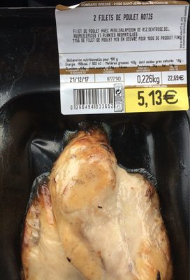 Filet de poulet roti