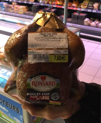 Poulet cuit fumé