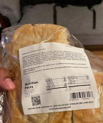 Jalapeño hamburger bun