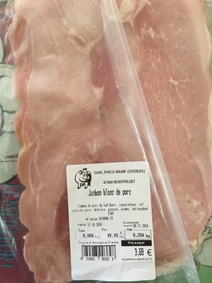 Jambon blanc de porc