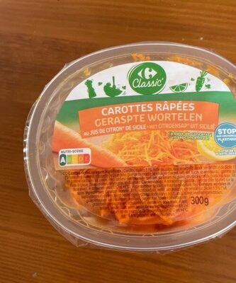 Carottes râpées au jus de citron Sicile